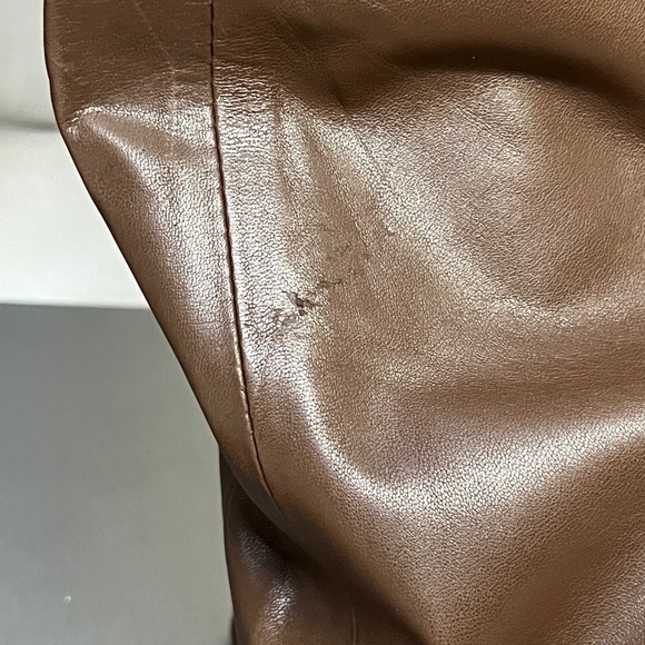 Vintage Toffs Genuine Brown Leather Pants - Picture 11 of 11